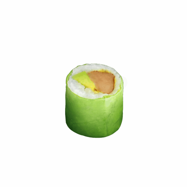 sushis_makigreen-poulet_curry GREEN ROLLS POULET CURRY